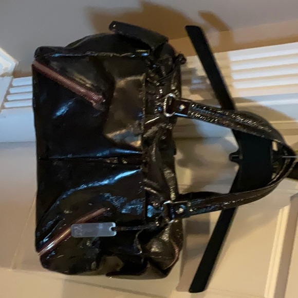 Botkier Black Cherry soft patent handbag - Picture 5 of 5